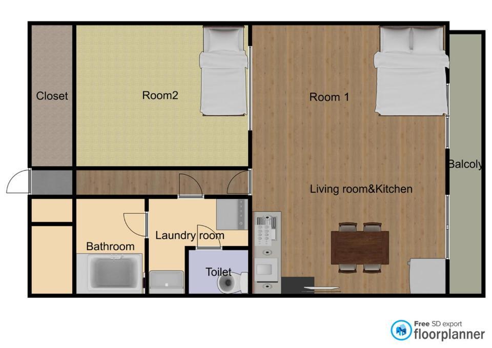 Mori Apartment Dotonbori 2Dk 大阪 外观 照片